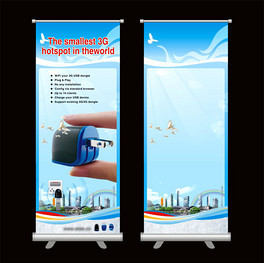 電子產品易拉寶設計 捕捉視覺與科技的交匯點